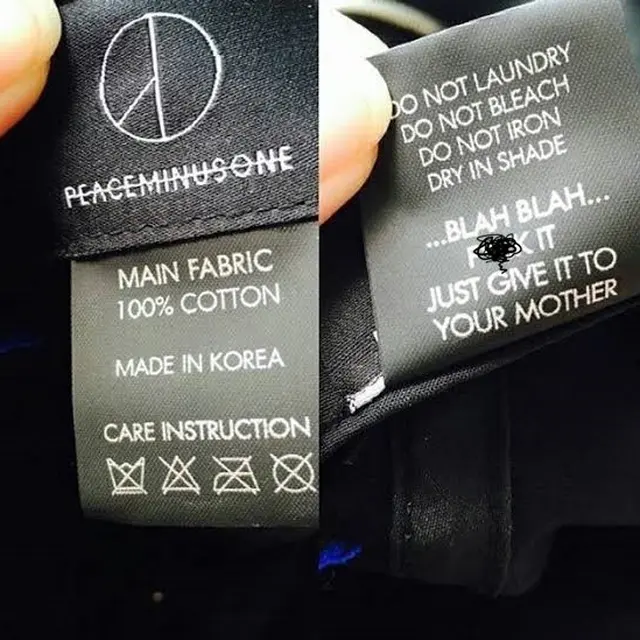 6 Tulisan di Label Baju 'Serahkan ke Ibu' Bikin Senyum, Si Paling Mengerti