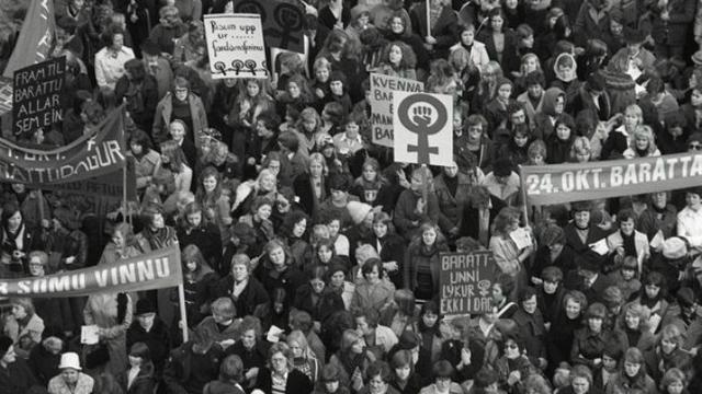 Unjuk rasa perempuan Islandia