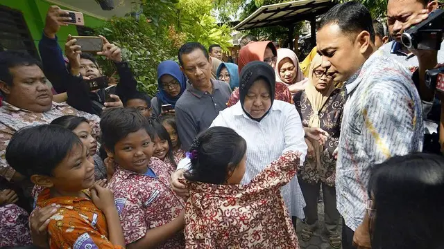 5 Momen Hangat Tri Rismaharini dengan Warga Surabaya