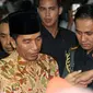 Presiden Joko Widodo saat berkunjung di salah satu pesantren di Sukoharjo