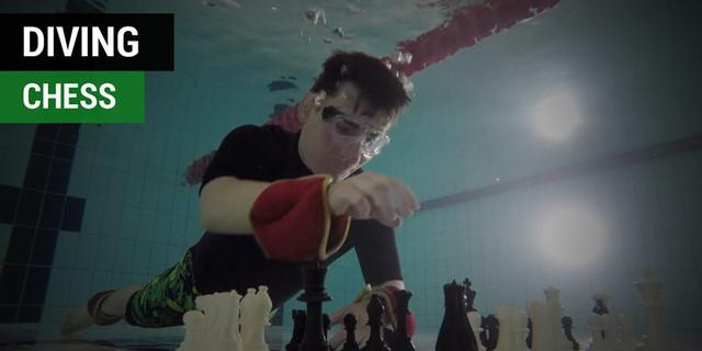 VIDEO: Ini Olahraga Perpaduan Catur dengan Menyelam