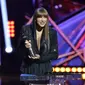 Taylor Swift menerima iHeartRadio Innovator Award di atas panggung selama iHeartRadio Music Awards 2023 di Dolby Theatre di Los Angeles, California pada 27 Maret 2023. Disiarkan langsung di FOX. (Dok: Kevin Winter/Getty Images untuk iHeartRadio/AFPKEVIN WINTER / GETTY IMAGES AMERIKA UTARA / Getty Images via AFP)