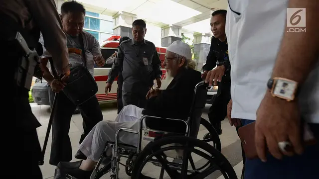 Abu Bakar Ba'asyir Jalani Pemeriksaan Kesehatan di RSCM