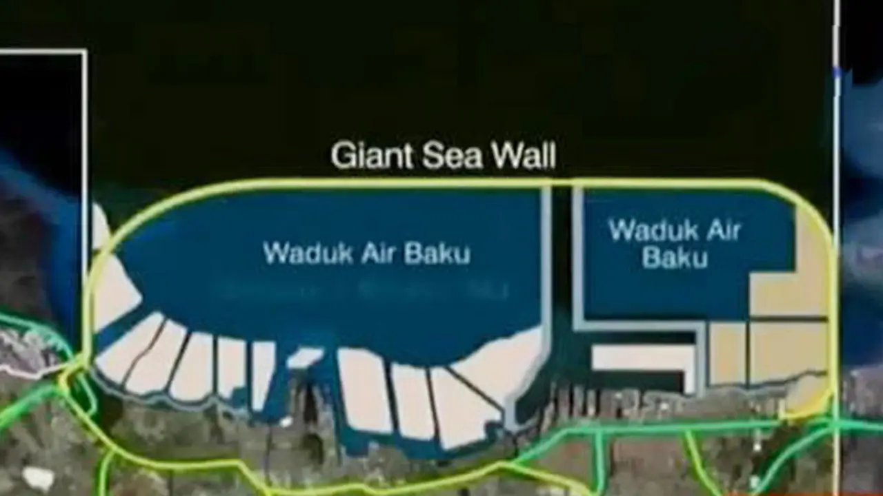 VIDEO: Tanggul Raksasa Diintegrasikan dengan Proyek Reklamasi