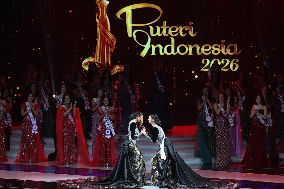 FOTO: Agnes Aditya Rahajeng asal Banten Dinobatkan sebagai Puteri Indonesia 2026