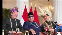 Cerita di Balik Prabowo Duduk Diapit Jokowi-Gibran saat HUT ke-81 RI
