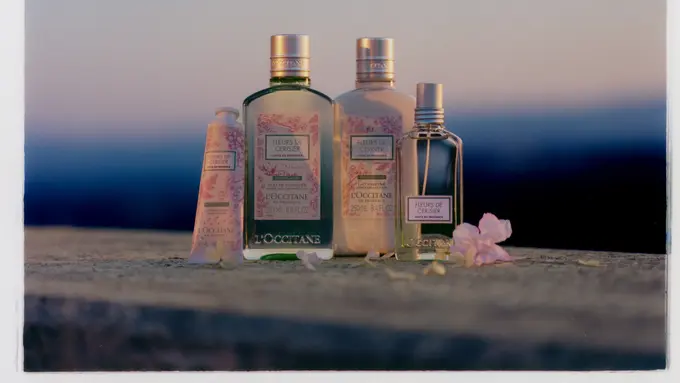 Koleksi Terbatas Cherry Blossom Visite en Provence (photo by L'Occitane en Provence)