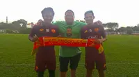 Evan Dimas Darmono dan Ilham Udin tiba di Selangor untuk adaptasi dengan klub barunya Selangor FC. (Bola.com/Muli Munial)