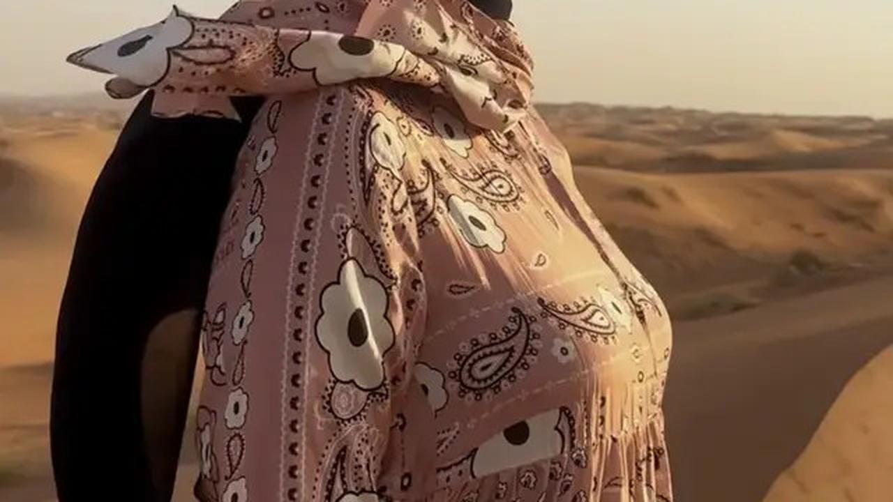 6 Pesona Paula Verhoeven Berhijab, Liburan Stylish di Dubai Tanpa Baim Wong