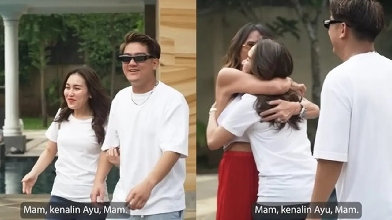 6 Potret Ayu Ting Ting Bertemu Keluarga Boy William, Masih Malu-Malu