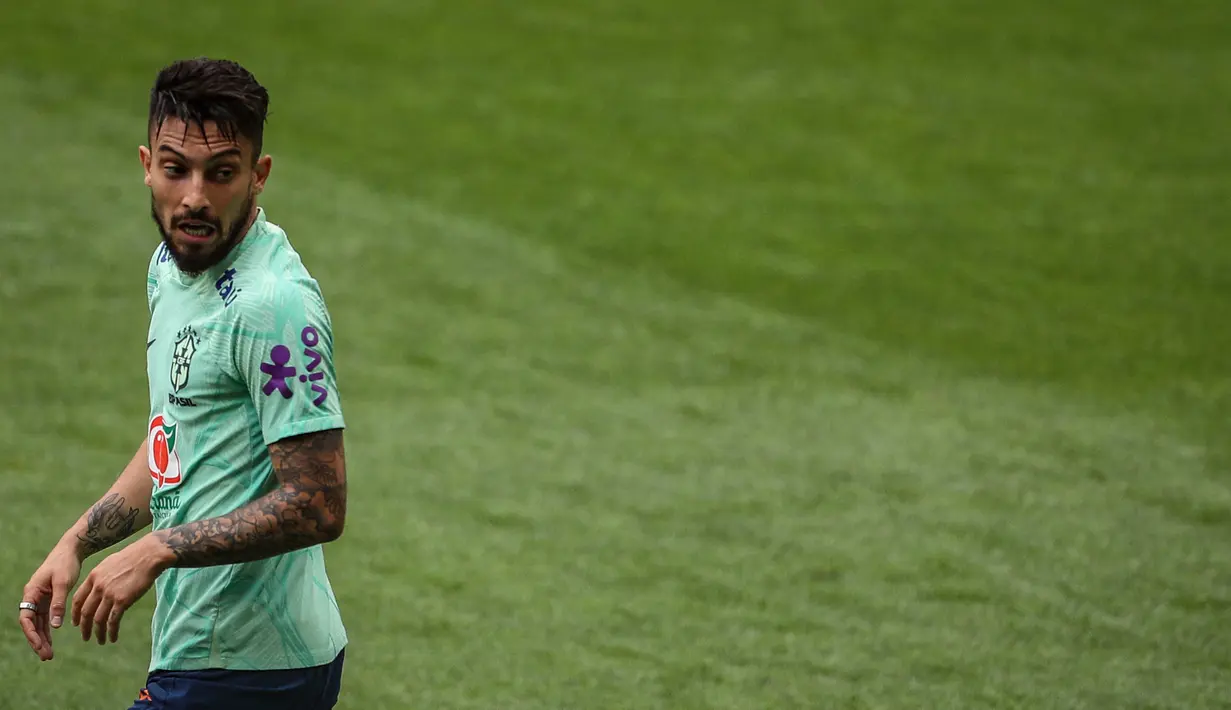 Timnas Brasil bakal berupaya melanjutkan tren positif tersebut saat jumpa Senegal, tim dengan peringkat 18 FIFA pada edisi April 2023. (Photo by CARLOS COSTA / AFP)