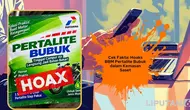 Ragam Hoaks Seputar BBM, dari Penyelundupan Solar hingga Pertalite Bubuk