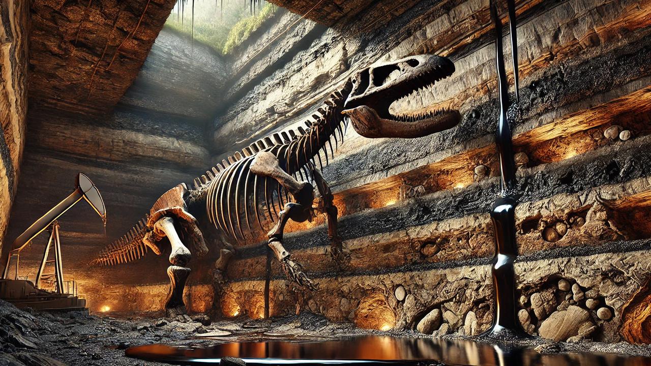 Benarkah Minyak Bumi Berasal dari Fosil Dinosaurus?