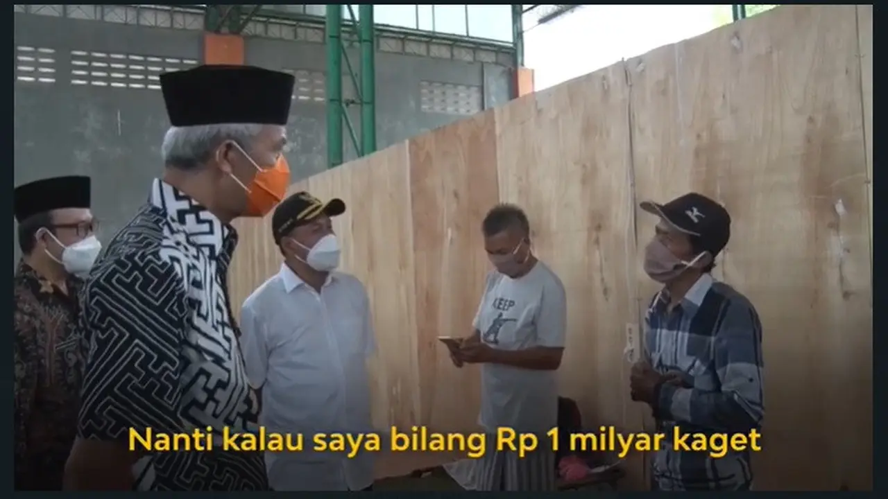 Gubernur Jawa Tengah Ganjar Pranowo pada Jumat (7/5/2021) melakukan kunjungan kerja di Kabupaten Banyumas