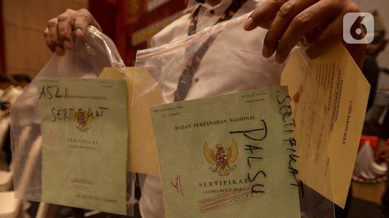 Bersama Kementerian ATR/BPN, Polda Metro Jaya Ungkap Sindikat Mafia Tanah