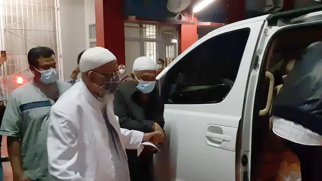 Abu Bakar Baasyir Tinggalkan Lapas Gunung Sindur