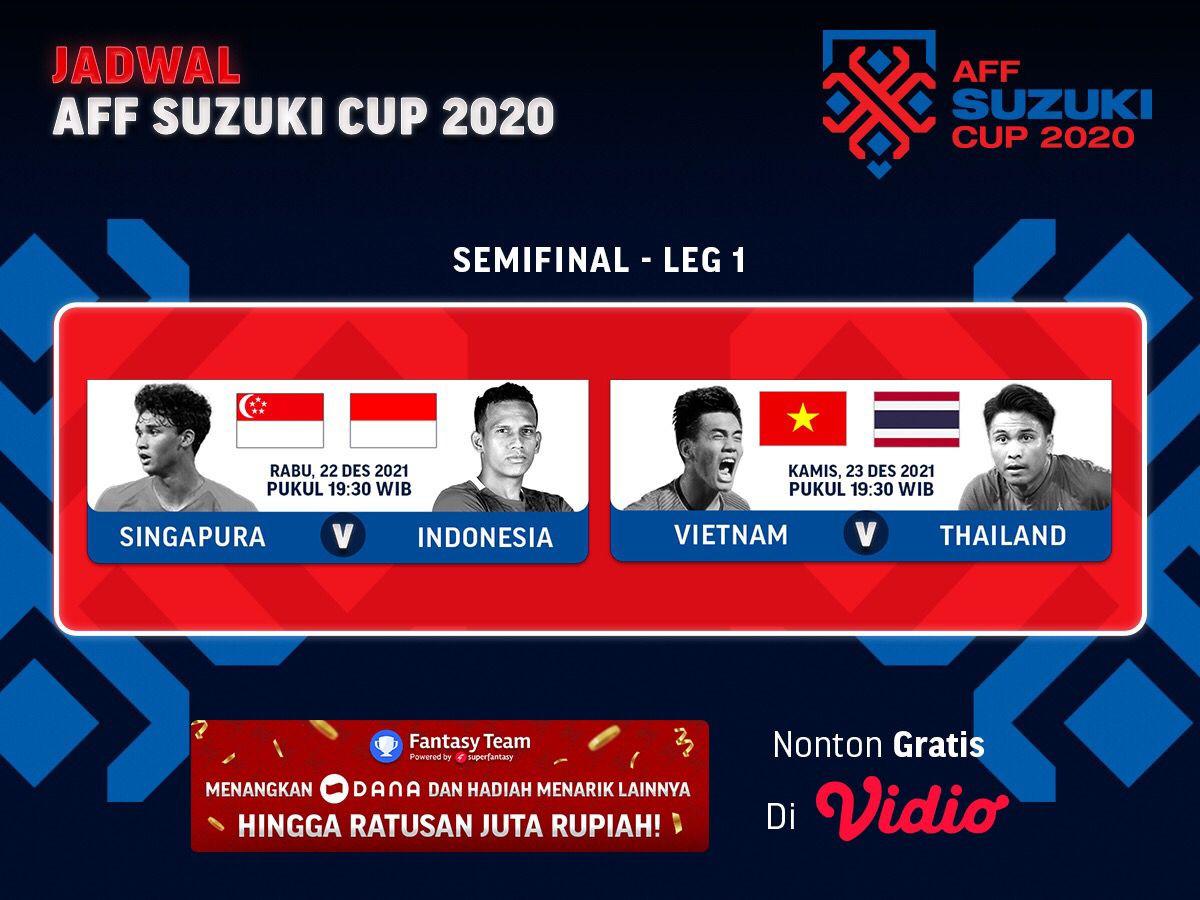 Jadwal aff suzuki cup 2020
