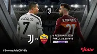 Link Live Streaming Big Match Liga Italia Malam Ini di Vidio: Juventus Vs AS Roma