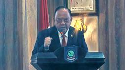 Marciano mengungkapkan bahwa KONI Bangka Belitung nantinya memiliki tantangan dan tanggung jawab besar untuk menjaga kepercayaan dari Gubernur, DPRD, dan masyarakat melalui prestasi atlet-atletnya. (Dok. KONI)