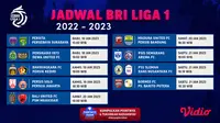 Live Streaming BRI Liga 1 Pekan ke-19 di Vidio 18-21 Januari 2023 : Duel Sengit Tim Papan Atas Klasemen