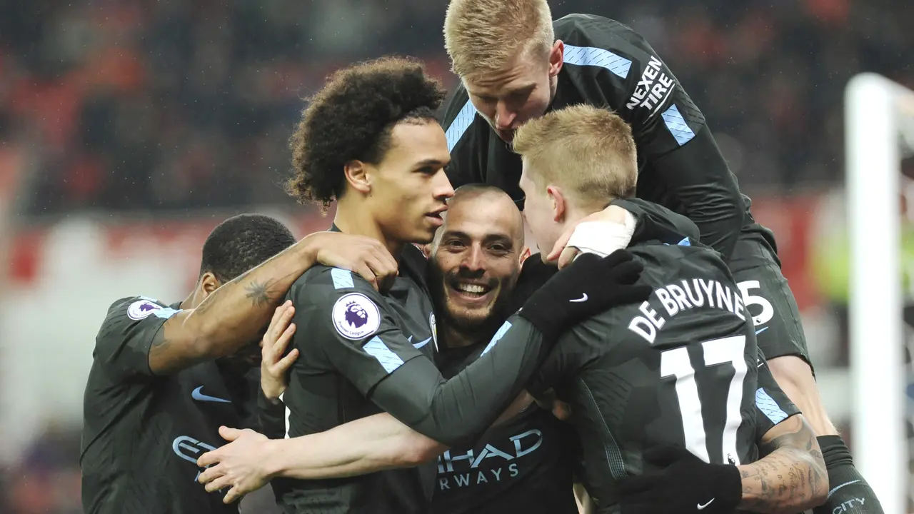 Manchester City, Stoke City, Premier League