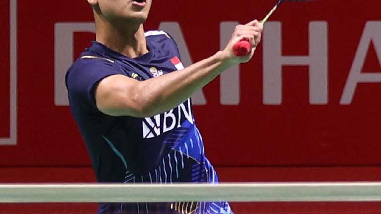 FOTO: Pulangkan Wakil Malaysia, Anthony Ginting Melaju ke Perempat Final Indonesia Masters 2024