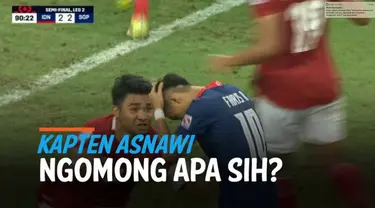 Timnas Indonesia lolos ke babak final Piala AFF 2020 setelah menumbangkan timnas Singapura 4-2 hari Sabtu (25/12) malam. Pertandingan penuh drama tersebut diwarnai aksi kapten Asnawi yang curi perhatian para netizen.