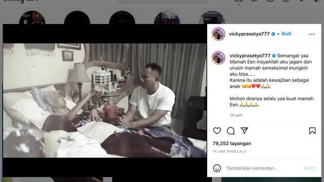Unggahan Vicky Prasetyo. (Foto: Dok. Instagram @vickyprasetyo777)