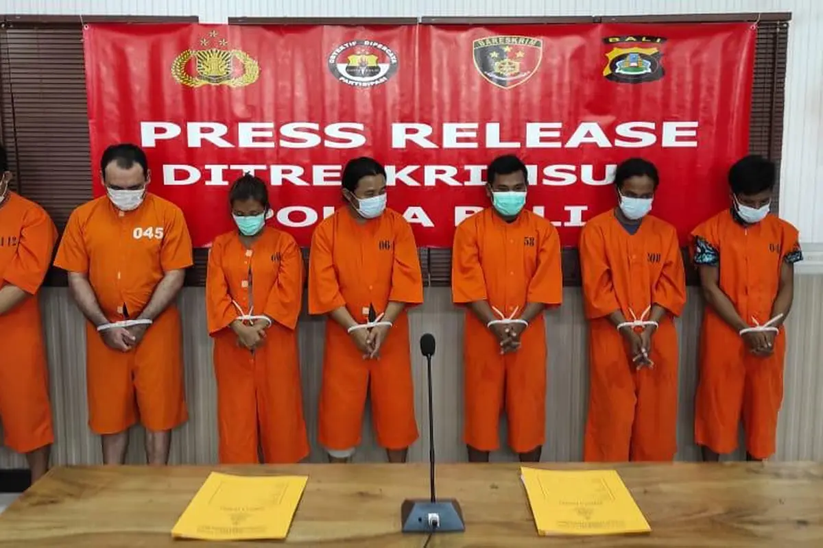 7 Pelaku Skimming ATM Dibekuk Polda bali