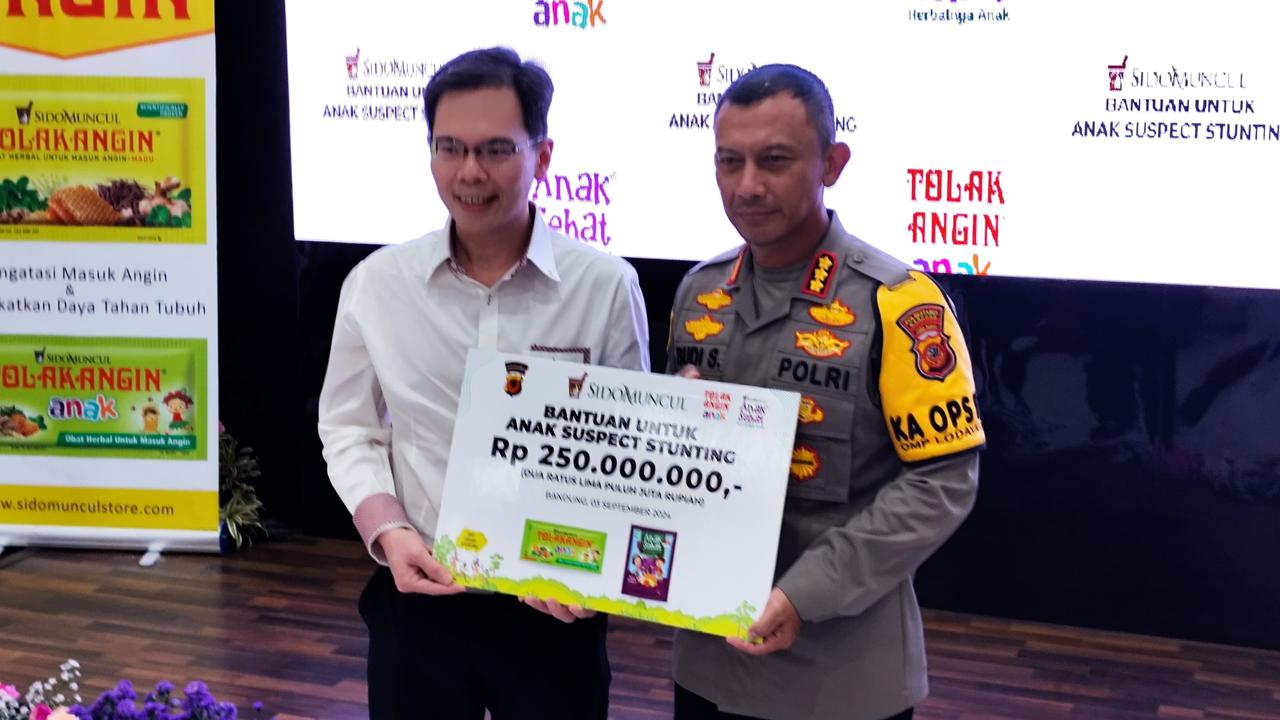 Sido Muncul Kucurkan Bantuan Sebesar Rp250 Juta untuk Anak Suspect Stunting di Kota Bandung