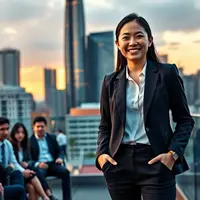 tips agar percaya diri ©Ilustrasi dibuat AI