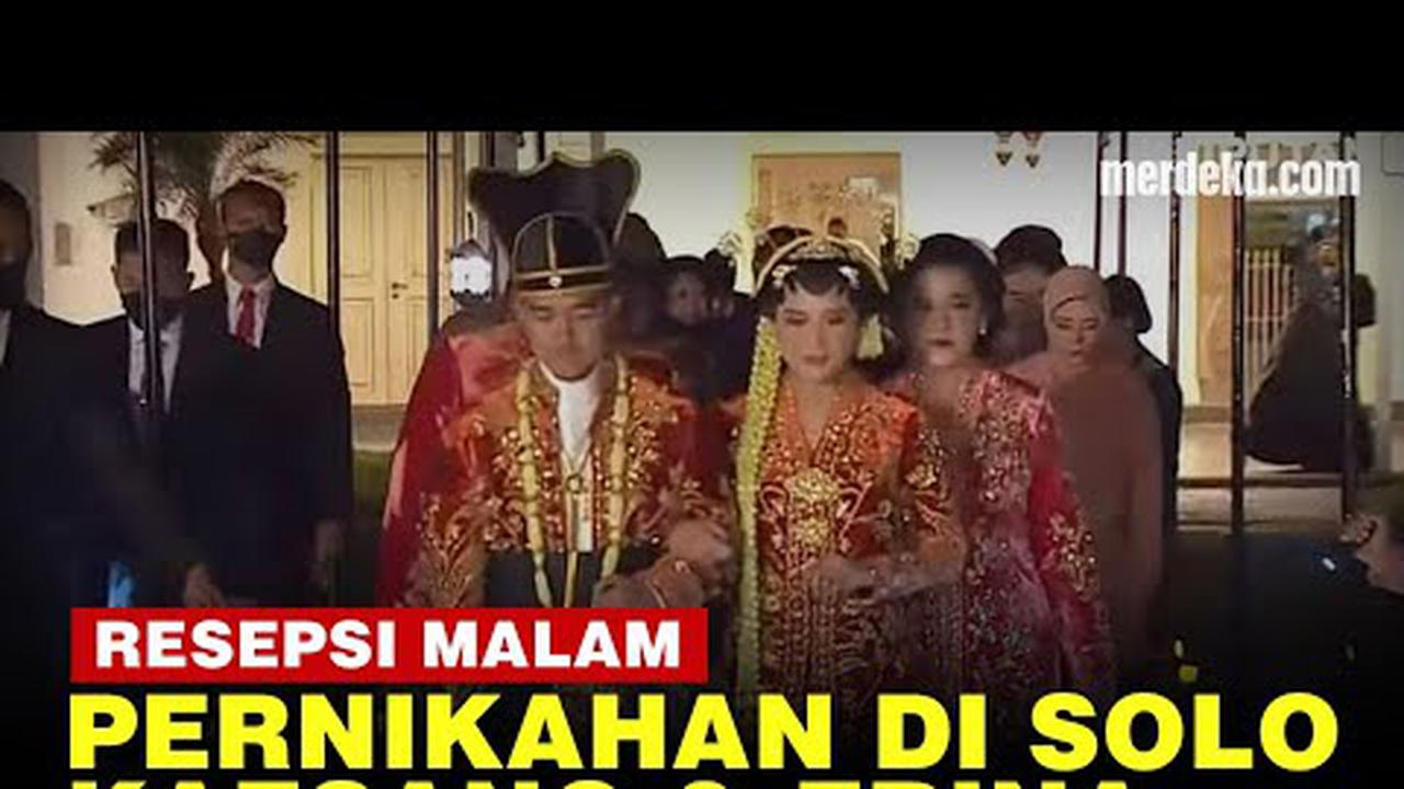 LIVE STREAMING: Resepsi Malam Pernikahan Kaesang & Erina di Solo Hari Ini