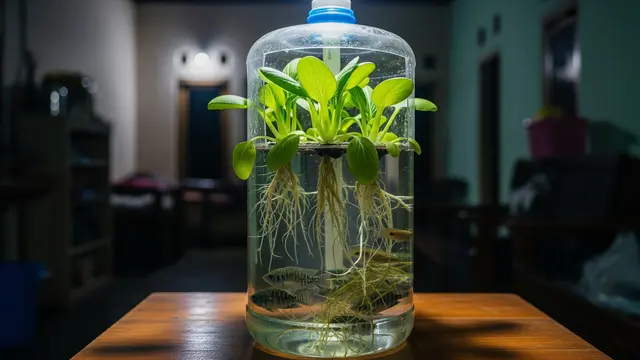 Tanaman Pakcoy dan Ikan Nila untuk Aquaponik Galon Bekas