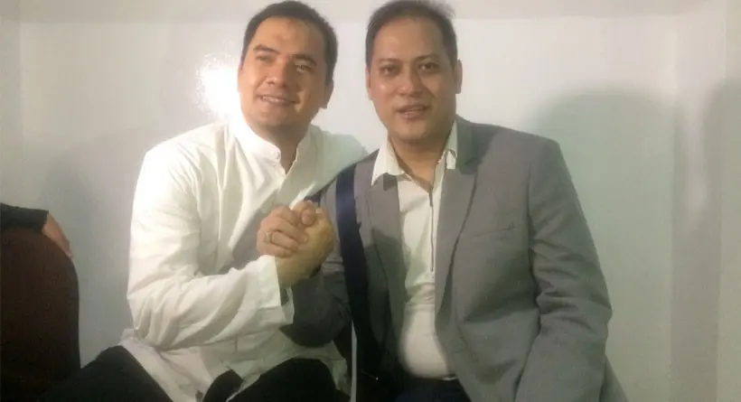 Saipul Jamil dan Gus Anom (istimewa)