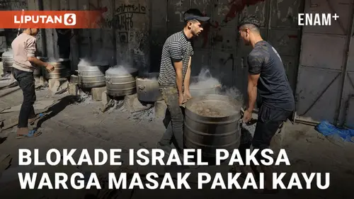 VIDEO: Gaza Diblokade Israel, Warga Palestina Mesti Gunakan Kayu Bakar untuk Masak