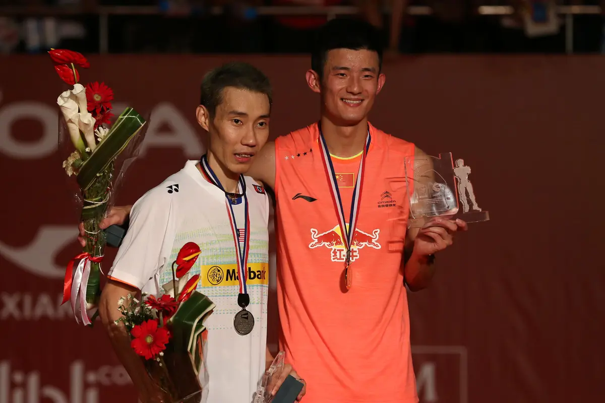 Lee Chong Wei (kiri)