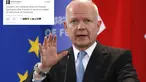 Senin (14/7/14), melalui akun Twitter miliknya, William Hague mengumumkan pengunduran dirinya. (REUTERS/David Mdzinarishvili/)
