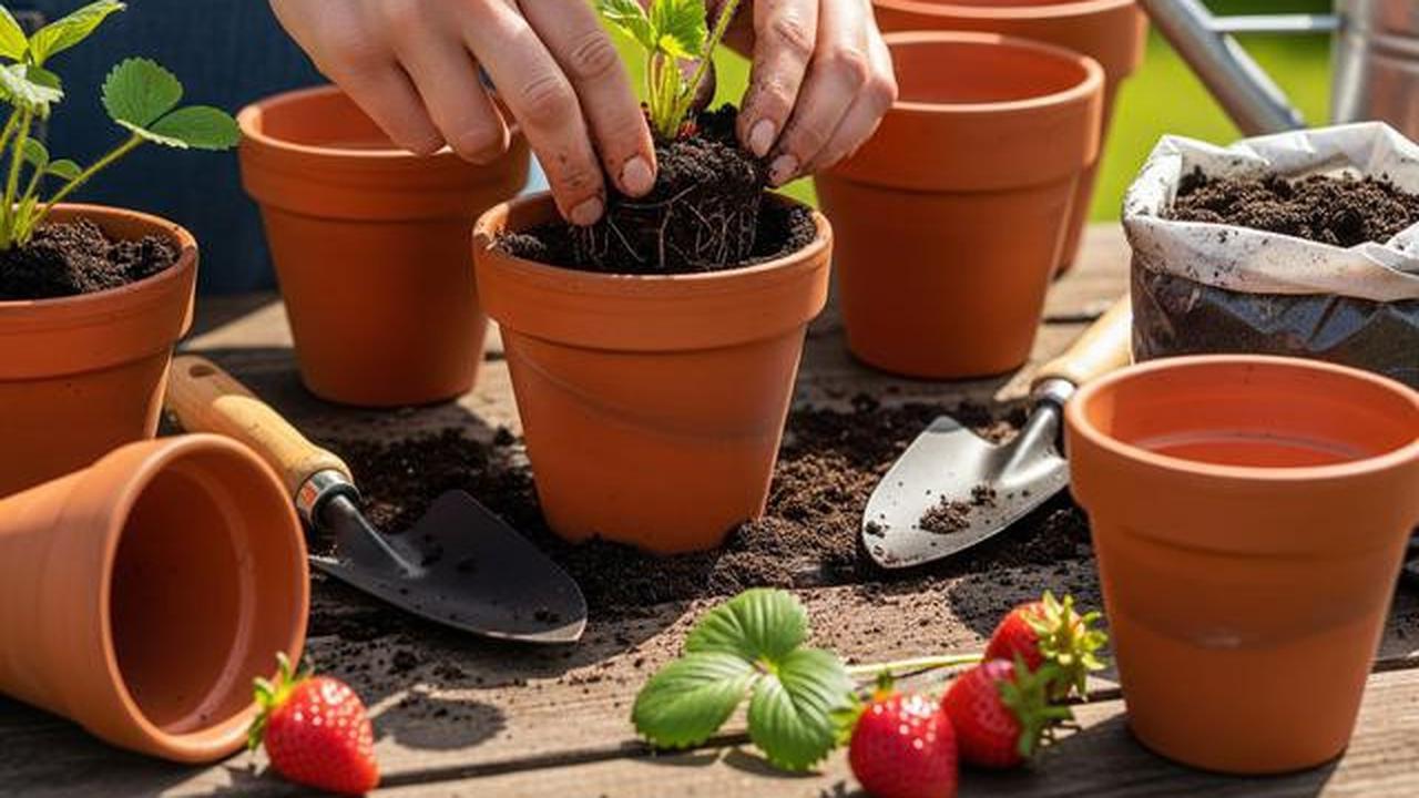 Cara Mudah Menanam Stroberi di Pot, Hasil Manis dan Cantik untuk Dekorasi Rumah