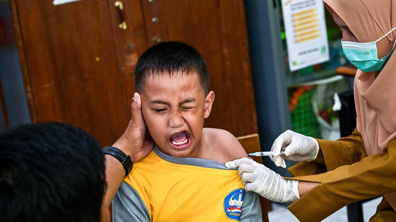 FOTO: Antusias Murid SDN Pakis Satu Surabaya saat Pelaksanaan BIAS