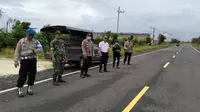 Tim Gabungan Polres Jember lakukan Patroli sekala Besar antisipasi kriminalitas dan balap liar di Jalan Lintas Selatan (Istimewa)