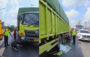 Tragis, Mahasiswi Tewas Terlindas Truk usai Gagal Menyalip