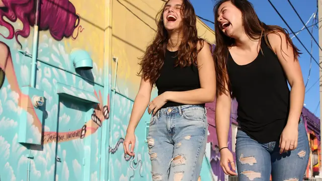 Laughing