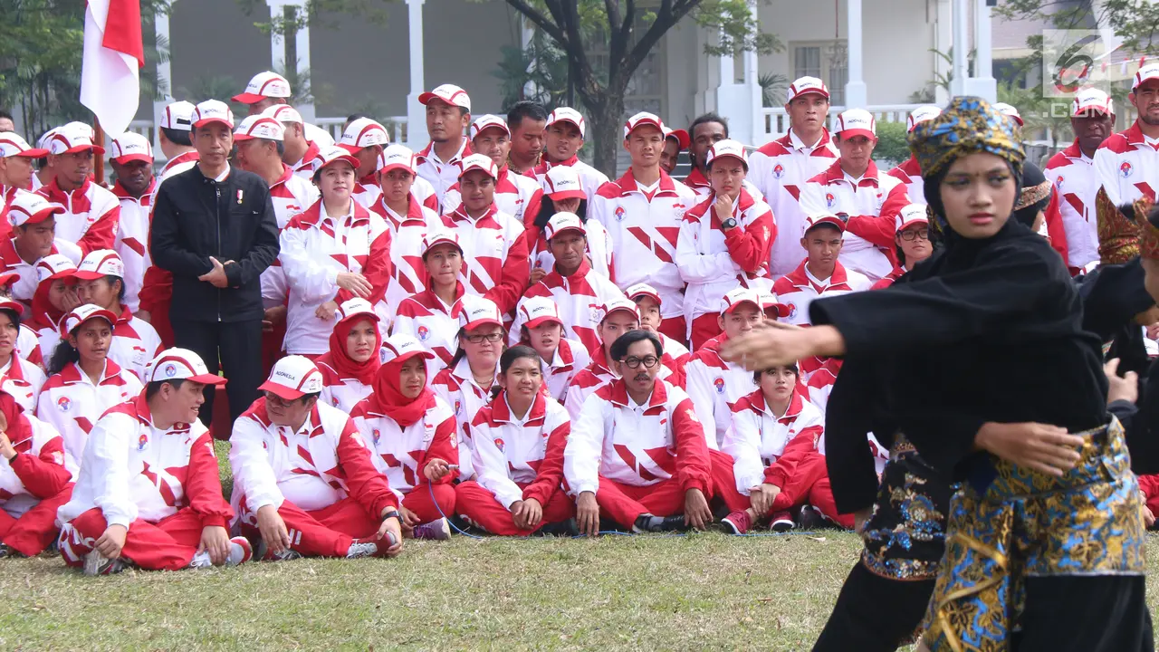 Presiden Jokowi Lepas Kontingen Indonesia ke SEA Games 2017