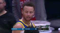 Berita video game recap NBA 2017-2018 antara Golden State Warriors melawan New Orleans Pelicans dengan skor 125-115.