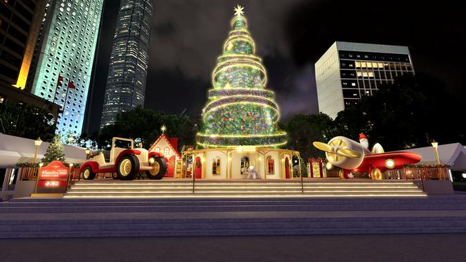 Destinasi Natal 2025: Hong Kong Hadirkan Pohon 20 Meter dan Parade Balon Megah