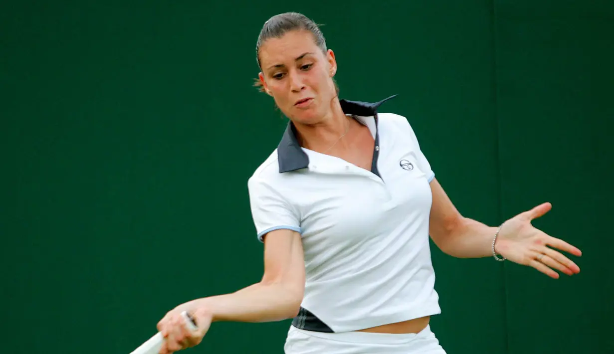 Peringkat ke-8 Flavia Pennetta dari Italia. (EPA/Hugo Philpott)