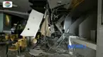 Area foodcourt Mal Taman Anggrek, Jakarta Barat masih ditutup usai ledakan diduga dari saluran pipa gas.