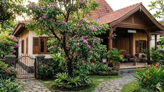 Pohon Buah Berbunga Indah