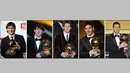 Lionel Messi meraih gelar FIFA Ballon d'Or 2015 atau Pemain Terbaik Dunia 2015. Ini merupakan gelar yang kelima bagi Messi setelah tahun 2009, 2010, 2011, dan 2012. (AFP)