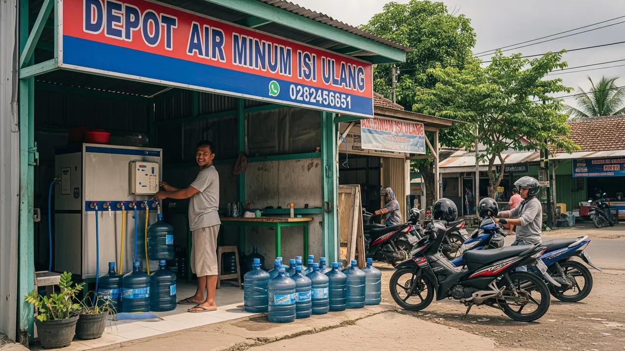 Depot Air Minum Isi Ulang/Gemini AI